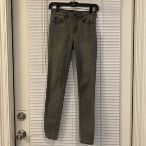 Aeropostale Size 0 Gray High Waisted Jegging Jeans